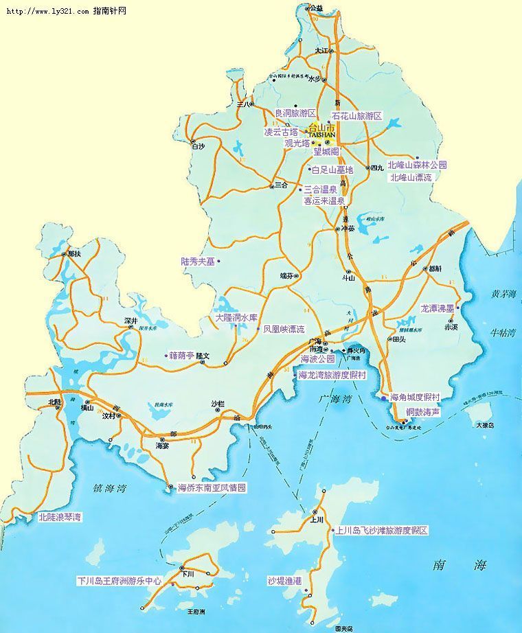 手绘环境地图之新会