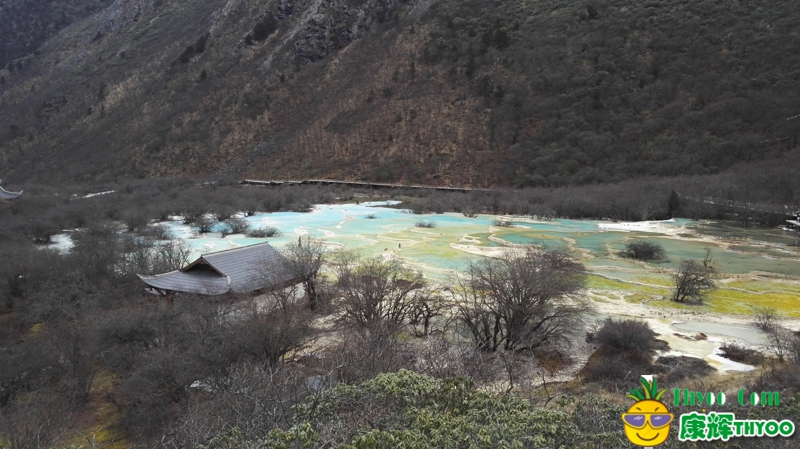 黄龙景区-五彩池-很漂亮